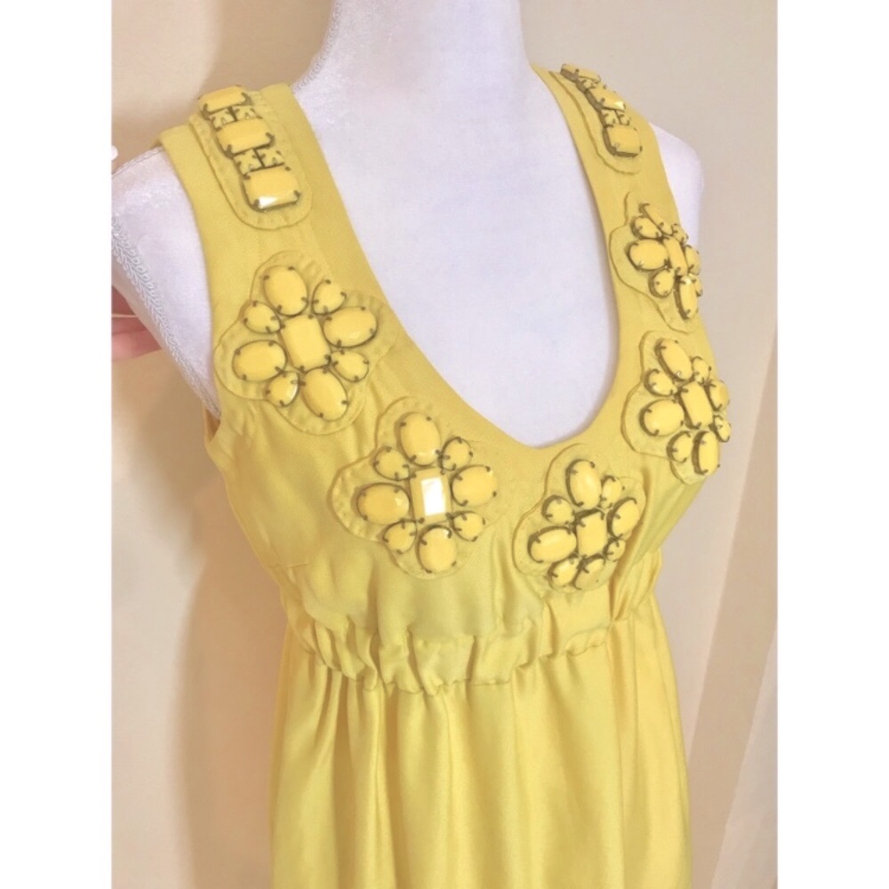 NWT Karta Yellow Cocktail Dress : Color: Yellow Size: S